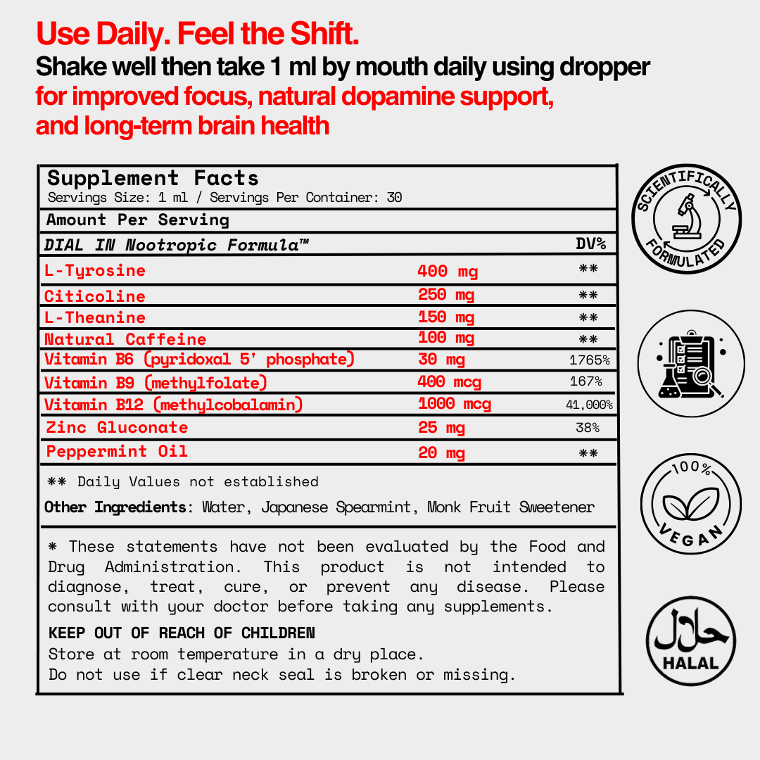 DIAL IN | Natural Dopamine Support